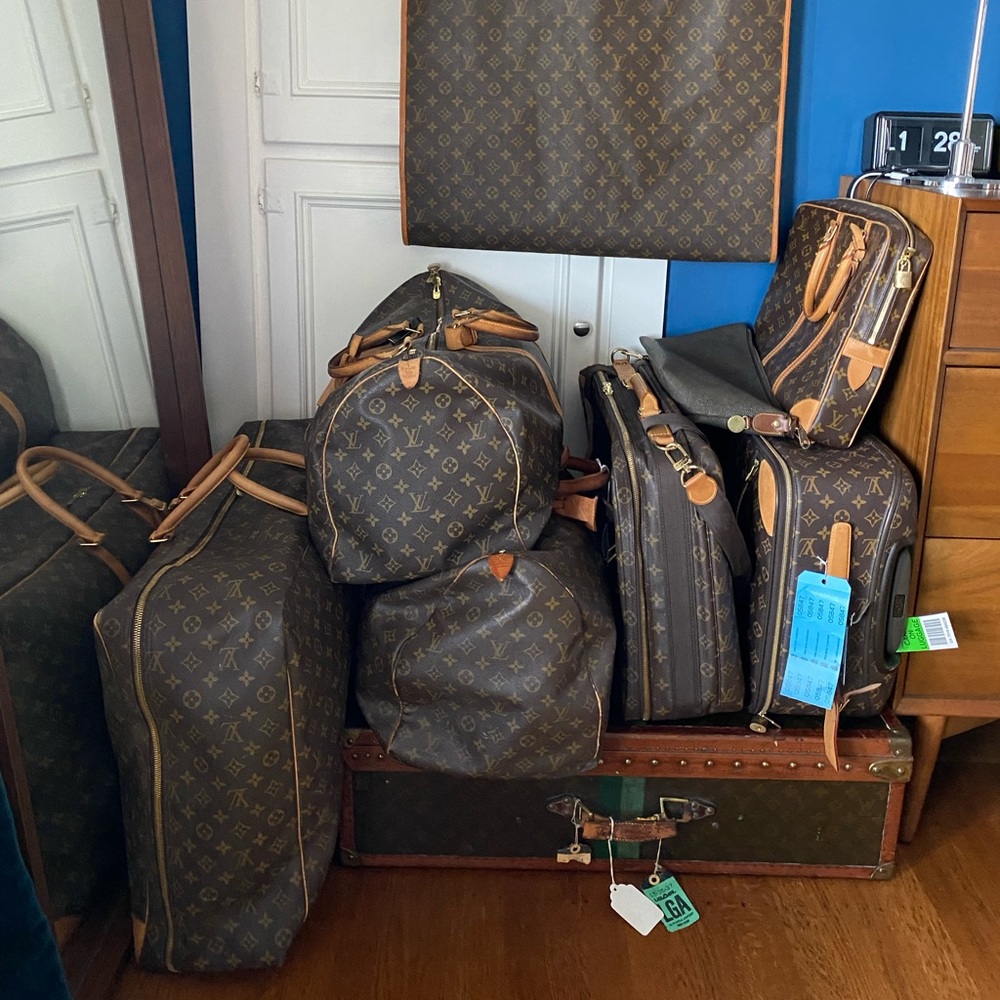 Louis Vuitton (Classic Monogram) Soft Sided Luggage Gem